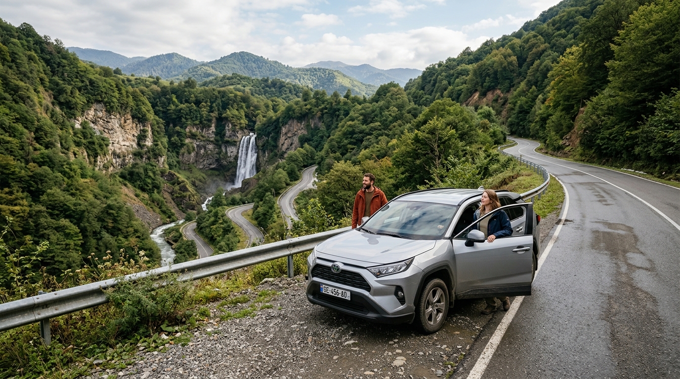 Rent a Car in Batumi? Here Are 3 Stunning Routes Worth Driving (Waterfalls, Cany